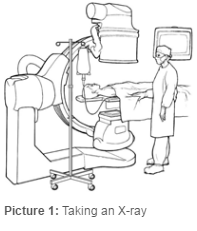 taking an x-ray
