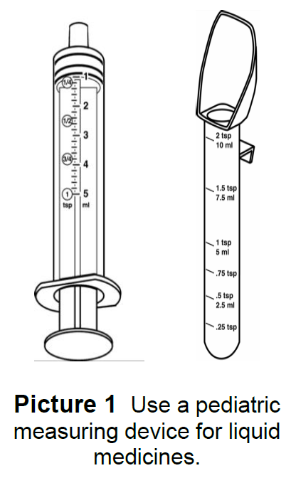Pediatric measuring device