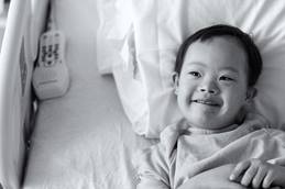 Nationwide Children's Hospital Patient Stock Photo